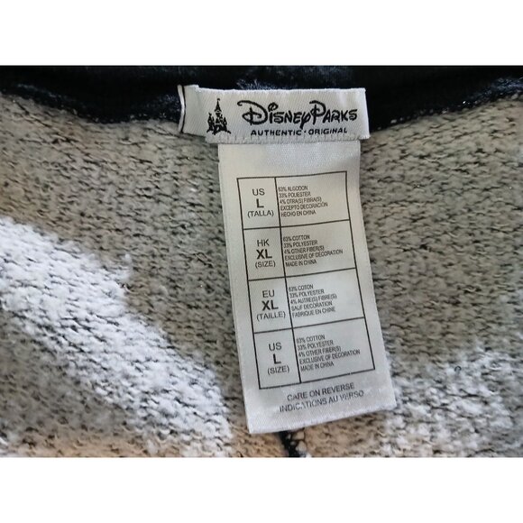 Disneyland 60th Resort Womens Sparkle Lounge Pants Black Silver Size L Jogger - Picture 5 of 9